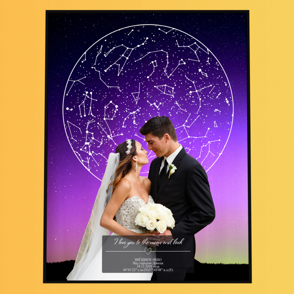 ДИЗАЙН: ИНДИВИДУАЛЬНОЕ ФОТО И ЗВЁЗДНОЕ НЕБО